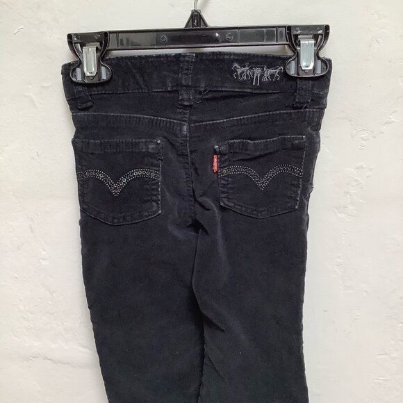 LEVI’S BLACK VELVET DENIM 3T - Picture 6 of 10